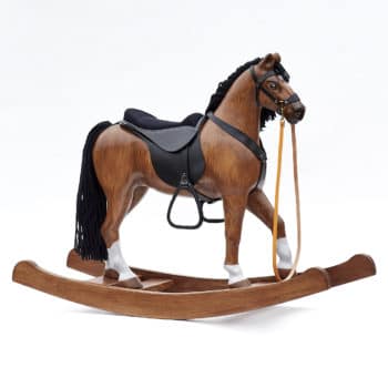 Cavallo a dondolo baio Royal Spinel - Cavallo a dondolo in legno